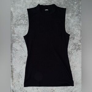 Perfect Ribbed Mock Neck Tank Top